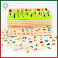 Knowledge Classification Box Mainan Montessori Mencocokan Gambar