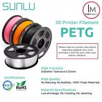 3D Printer Filament SUNLU 1.75mm 1 Kg - PETG