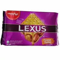 Biskuit Lexus Munchys Cracker Peanut Butter 190gr Lexus Rasa Kacang