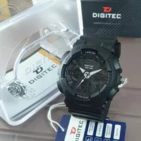 DIGITEC 3032 HITAM JAM TANGAN WANITA/PRIA ORIGINAL