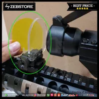 Kill Flash Bulletproof Lens Protector Cover Foldable 2 Lens