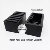 Karet Kaki Baja Ringan 35x75 mm Canal C Model Mangkok