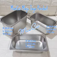 Gastronom food pan 26.5 x 16.2 x 15 cm/ wadah saji makanan food warmer