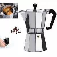 Moka Pot Espresso MakerTeko Stovetop Filter 150ml 3 Cups