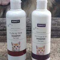 Shampo kucing anti kutu dan jamur PROMO 1 PAKET 250ml ARKEY