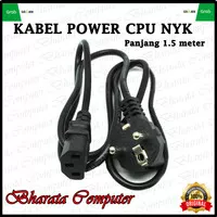 NYK Kabel Power Komputer / PC 1.5 Mtr - Best Quality - Original 100%