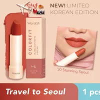 lipstik korea wardah matte colorfit ultralight no 10 STUNNING SEOUL