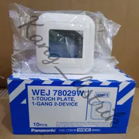 Panasonic Frame Saklar 1 Gang 2 Device WEJ78029W