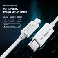 DATA CABLE CHARGER NILLKIN SUPERSPEED TYPE-C TO LIGHTNING USB KABEL 1M