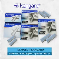 Staples Kangaro Nomor 08, 10, 13, 15, 17 | Isi Stapler Tembak / Guntak