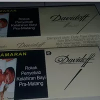 Rokok Davidoff Gold import ( Malaysia ) Original