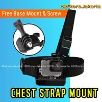 Single Chest Strap GoPro YI Brica BPro Action Cam Chest Strap Mount