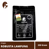 100% Kopi Robusta Lampung 250 gram - Biji Kopi