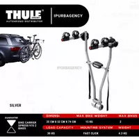 Rak Sepeda mobil - Thule bike carrier Xpress Towbar - 2 sepeda