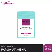 Kopi Arabica Papua Wamena 200 Gram Light Roast (Biji/Bubuk) - KOPI BIJI