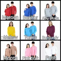 Crewneck / Sweater Cotton Fleece / Sweater Murah / Sweater Bagus / Swe