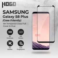 Tempered Glass SAMSUNG Galaxy S8 Plus HOGO Full Cover Case Friendly