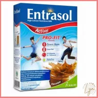 SUSU ENTRASOL ACTIVE PROFIT CHOCOLATE COKLAT COKELAT 360 gr 360gr