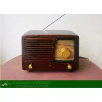 Radio Kayu Wooden Radio Kuno Antik dan multfungsi, bluetooth, usb, fm