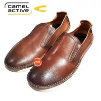 Sepatu Slip On Camel Active Ramon Sepatu Original - Brown