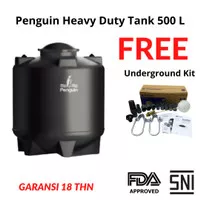 Toren Tangki Tandon Air Plastik Penguin 500 L Heavy Duty Tank