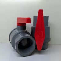 Ball valve stop kran PVC KDJ 2" drat