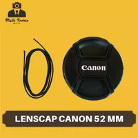 Lens Cap Canon 52mm Lenscap 52 mm Tutup Lensa Lenscap Fujifilm X-A5 X-
