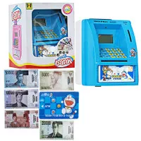 Mainan Celengan Mesin ATM Mini Doraemon Bahasa Indonesia