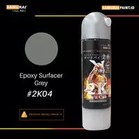 Epoxy 2K04 Samurai Paint 400ml Surfacer Abu-Abu [2 Komponen 1 Kaleng]