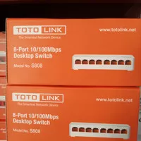 Totolink S808 8Port 10/100Mbps Ethernet Switch Hub