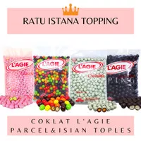 COKLAT LAGIE 1 KG PARCEL DAN ISIAN TOPLES COKLAT KACANG FEBBY PLANET