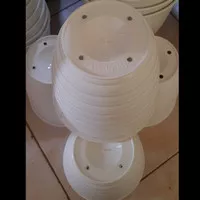 Pot Tanaman Tawon Putih Tinggi (Pirus) 15 ASLI Budi Jaya Plastik