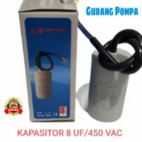 KAPASITOR KABEL POMPA AIR - 8 UF - 450V - CAPASITOR - JP