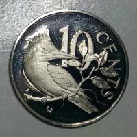 Uang Koin kuno Negara Virgin British Island 5 Cent Tahun 1975 Proof
