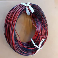 KABEL SPEAKER SPEKER AUDIO 2 X 12 KABEL MERAH HITAM PER METER