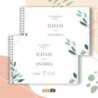 Buku Tamu Pernikahan CUSTOM / wedding Guest Book / wedding book MODEL