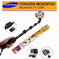 Tongsis Bluetooth Yunteng YT1288 + remote + holder U tongkat narsis