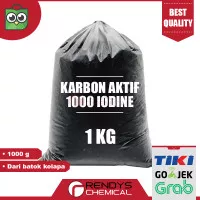 Karbon Aktif Iodine 1000 1Kg / Active Carbon / Activated Charcoal 1 Kg