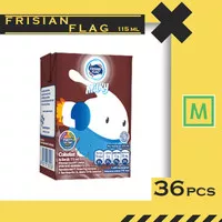 Frisian Flag UHT Susu Bendera Milky Coklat 115ml - 36 Pcs