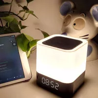Jam Digital Alarm 3 IN 1 Speaker Bluetooth Lampu Tidur RGB LED colour