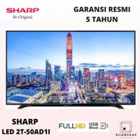 TV LED SHARP 50 INCH C50AD1I - 50AD1 DIGITAL TV GARANSI RESMI TERMURAH