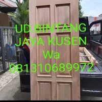 kusen dan pintu kayu Meranti