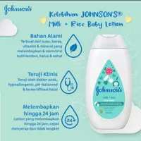 Johnsons baby lotion milk+rice 200ml
