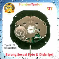 Mesin Jam Tangan SL28 Tanggal Hari / Mesin Kaleng / SL 28 Tanggal Hari