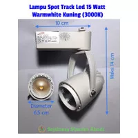 Lampu Led Track Light 15 Watt Sorot Spot Rel Warmwhite 3000K TW Fatro