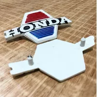 Emblem Tulisan HONDA buat Tebeng / Sayap Honda C70 C 70