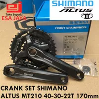 Crank Shimano Altus MT210 Hollowtech 2 Original Triple MTB