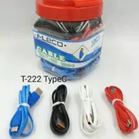 Kabel data Fleco T-222 Type c Kabel charger Casan Fleco USB C