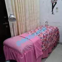 Sprei bed facial rumbai polos selimut motif sarung bantal n srg kursi