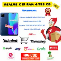 REALME C15 RAM 4/128 GB GARANSI REALME